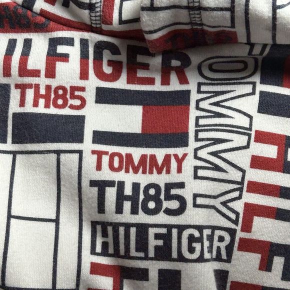 Tommy Hilfiger Boys' Tracksuit Set Sweat Hoodie Pants Logo Navy Size Large 16/18 - Picture 13 of 16